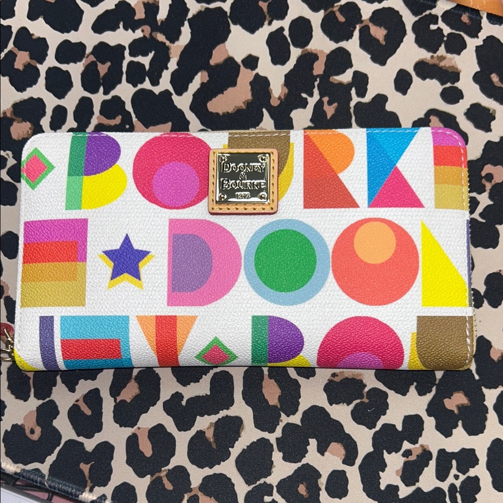 Dooney & Bourke Multicolor Graphic Wallet